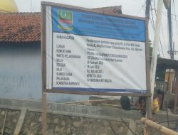 Perbaikan Jembatan di Babelan Kota Tak Kunjung Rampung, Plang Proyek Hanya Sebatas Formalitas