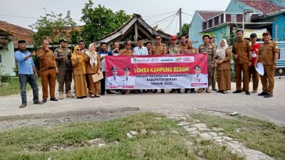 Desa Sukadaya Antusias Ikuti Lomba Kampung Bersih Tingkat Kecamatan Sukawangi