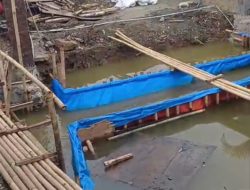 Proyek Jembatan di Warung Bingung Desa Suka Asih Mangkrak, Warga Desak Kejelasan