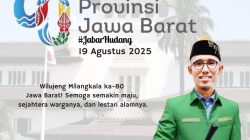 Saparudin S.Pd.I Ucapkan Selamat Hari Jadi ke-80 Provinsi Jawa Barat: “Semoga Maju, Sejahtera, dan Lestari”