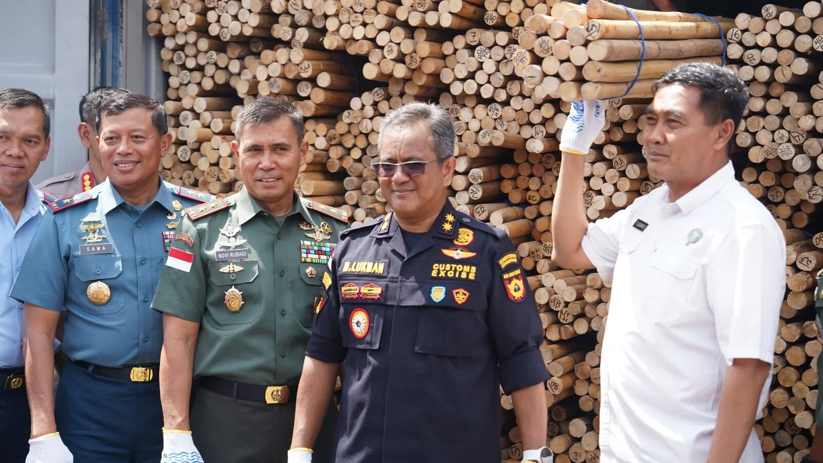 Gagalkan Penyelundupan 58,3 Ton Rotan ke Tiongkok, Bea Cukai Kalbagbar Selamatkan Miliaran Rupiah