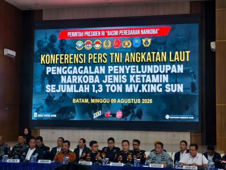 Tiga Bulan Dibuntuti, King Sun Akhirnya Dicegat: 1,3 Ton Ketamin Digagalkan Masuk Indonesia