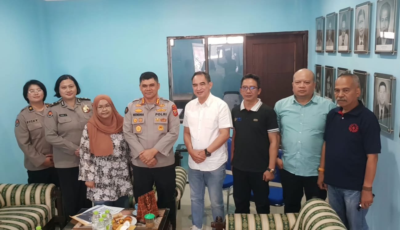 Kabid Humas Polda Jabar Kunjungi PWI Jabar, Dukung Konferprov 2026