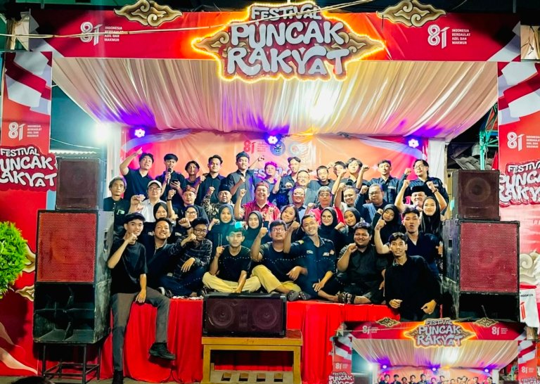 Rayakan HUT RI ke-81, Festival Puncak Rakyat Karang Taruna Unit 025 Tampilkan Kreativitas Pemuda dan Kepedulian Sosial