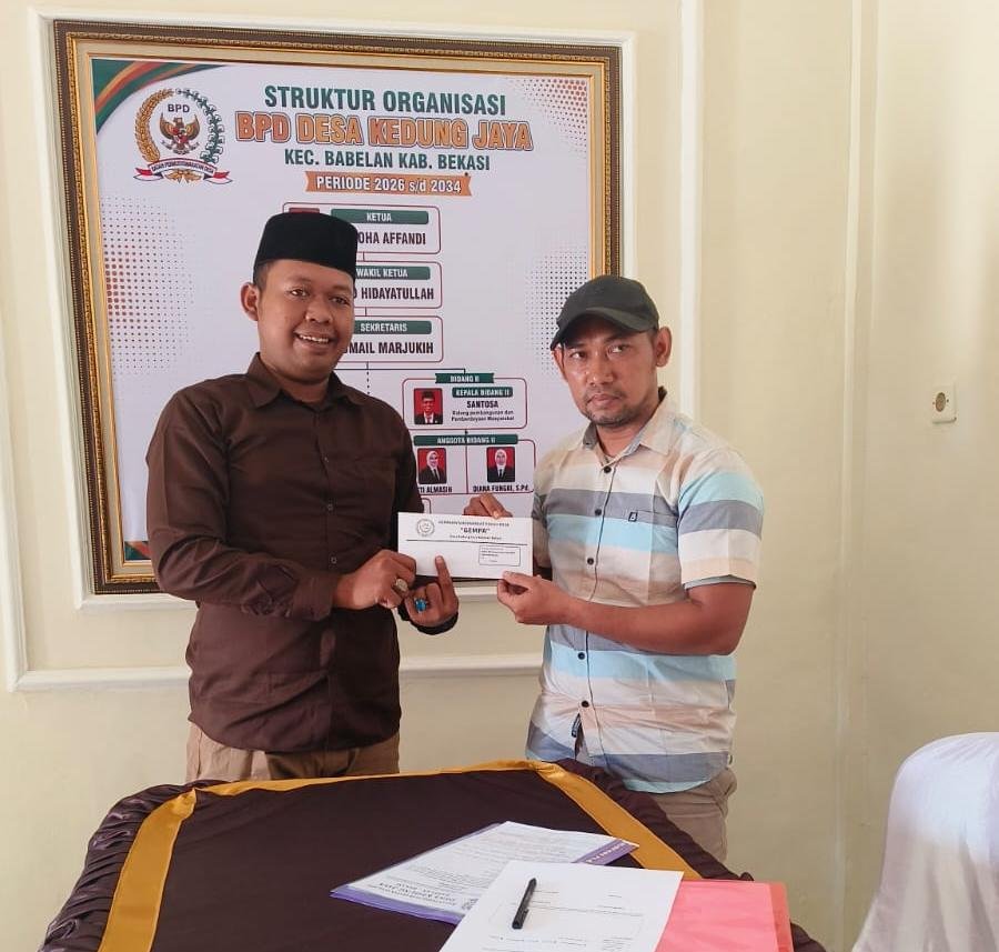 GEMPA Layangkan Somasi Lanjutan ke BPD Kedung Jaya, Desak BUMDes Pelita Makmur Buka Pertanggungjawaban Anggaran