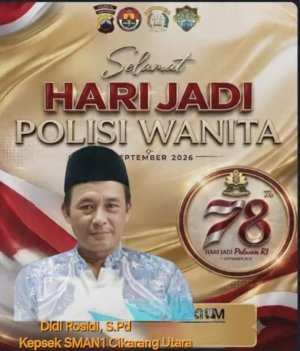 SMAN 1 Cikarang Utara Ucapkan Selamat Hari Jadi Polisi Wanita ke-78, Teguhkan Sinergi Pendidikan dan Kepolisian