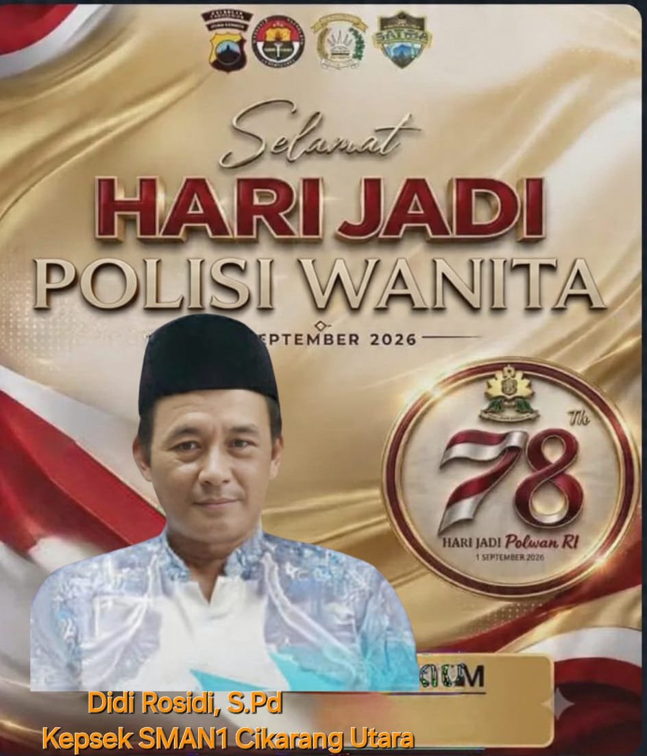 SMAN 1 Cikarang Utara Ucapkan Selamat Hari Jadi Polisi Wanita ke-78, Teguhkan Sinergi Pendidikan dan Kepolisian
