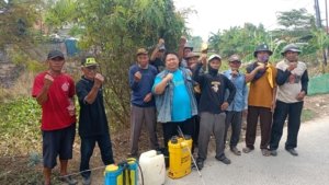 Belum Duduk di Kursi Kades, Johari Sudah Gerah Lihat Kali! Eceng Gondok Kedung Jaya Siap-Siap Kena Semprot!